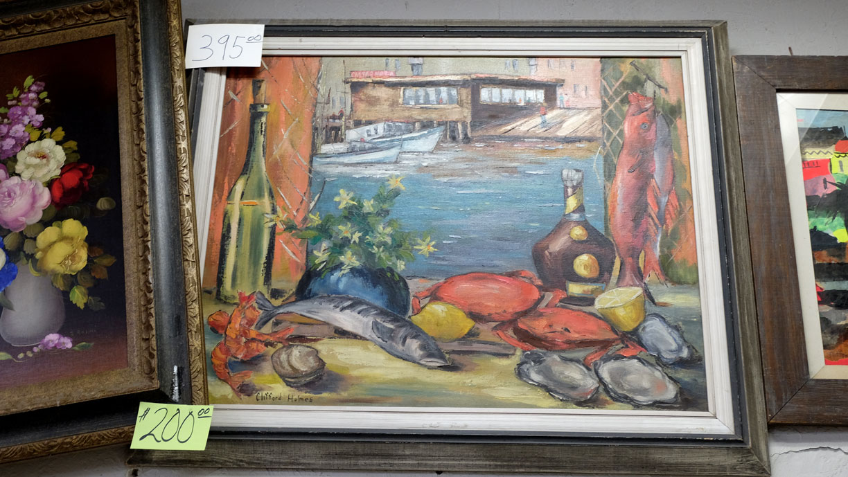 Painting by Clifford Holmes