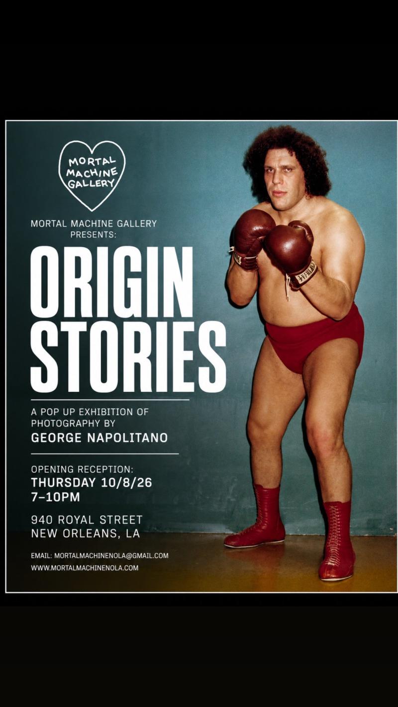 Origin Stories, photographs by George Napolitano at Mortal Machine Gallery