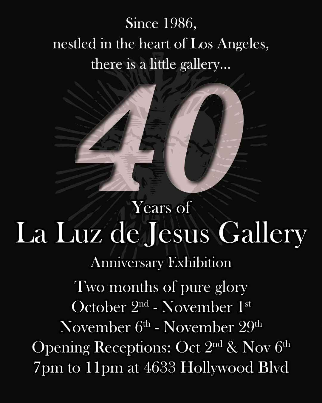 40 Years of La Luz de Jesus Gallery (Part Two)