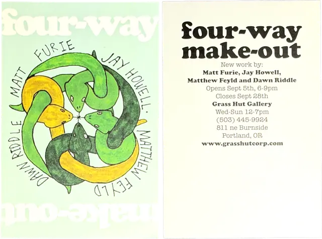 Four-Way Make-Out: Matt Furie, Jay Howell, Matthew Feyld, Dawn Riddle