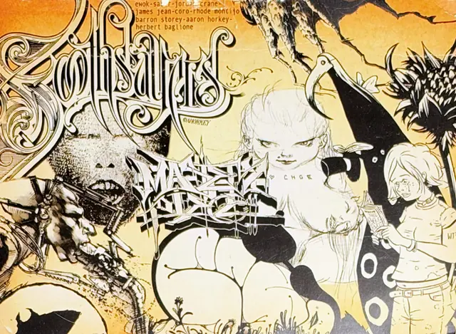 Soothsayers: Ewok, Saber, Jordan Crane, James Jean, Coro, Rhode Montijo, Barron Storey, Aaron Horkey, Herbert Baglione